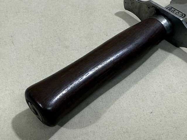 Original WWII French Fighting Knife and Scabbard, S.G. C.O — image 9