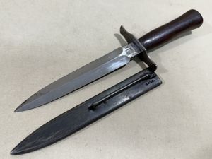 Original WWII French Fighting Knife and Scabbard, Made During German …