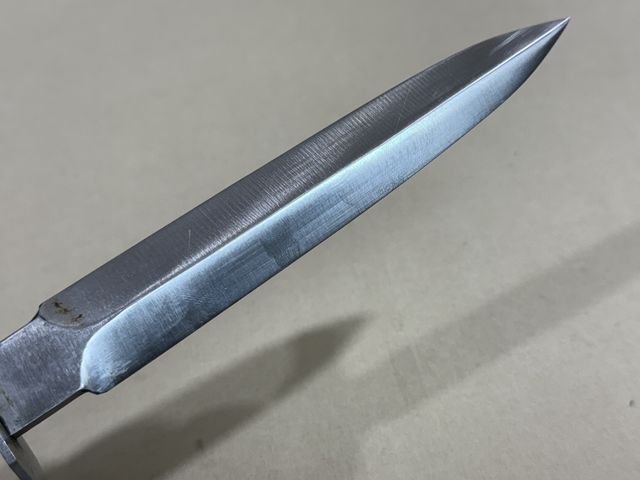 Original WWII French Fighting Knife and Scabbard, S.G. C.O — image 5