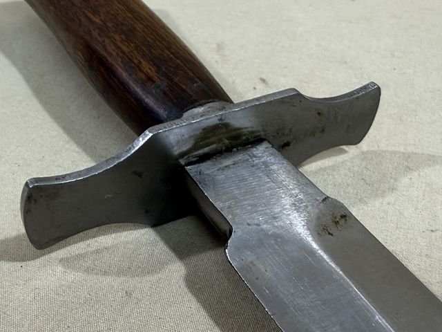 Original WWII French Fighting Knife and Scabbard, S.G. C.O — image 6