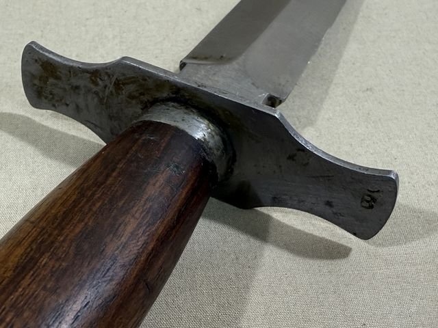 Original WWII French Fighting Knife and Scabbard, S.G. C.O — image 7