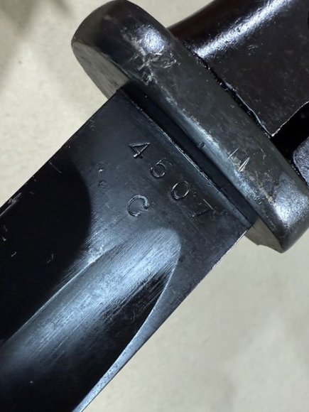 Original POST-WWII Norwegian Bayonet and Scabbard — image 7