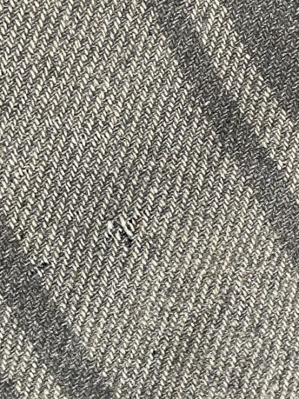 Original WWII Era Italian Soldier's Gray Thick Wool Blanket — image 10