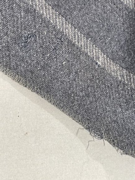 Original WWII Era Italian Soldier's Gray Thick Wool Blanket — image 11