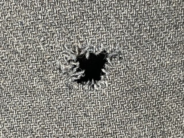 Original WWII Era Italian Soldier's Gray Thick Wool Blanket — image 13