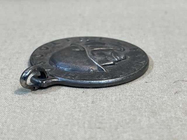 Original Fascist Italy BENITO MUSSOLINI Medal — image 3
