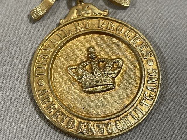 Original Belgium Medal Travail et Progrčs — image 2