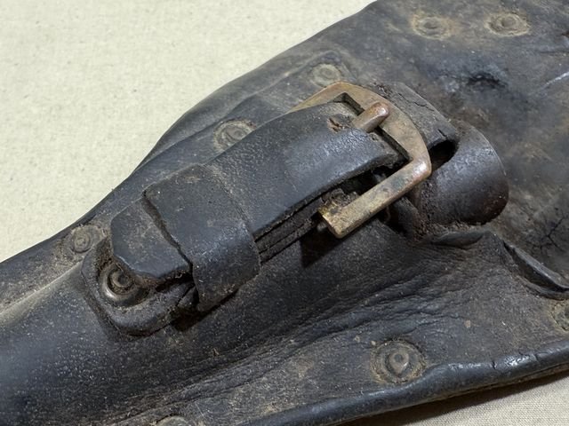 Original WWI French 86/15 Bayonet, Scabbard and Leather Frog — image 16