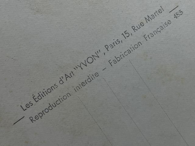 Original WWII Era French Architecture Postcard, Paris… en Flanant L'Arc de Triomphe — image 6