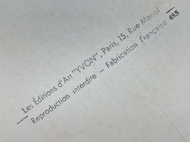 Original WWII Era French Architecture Postcard, Paris… en Flanant Notre-Dame — image 6