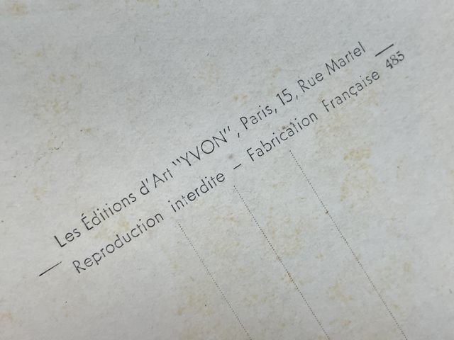 Original WWII Era French Architecture Postcard, Paris… en Flanant Basilique du Sacre-Coeur — image 5