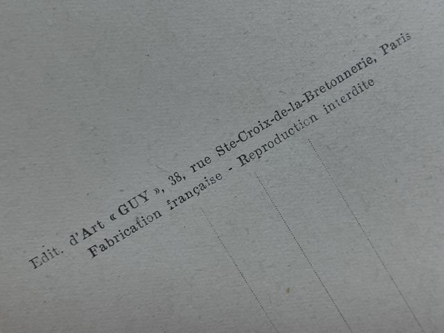 Original WWII Era French Architecture Postcard, Paris et ses Merveilles Arc de triomphe — image 6