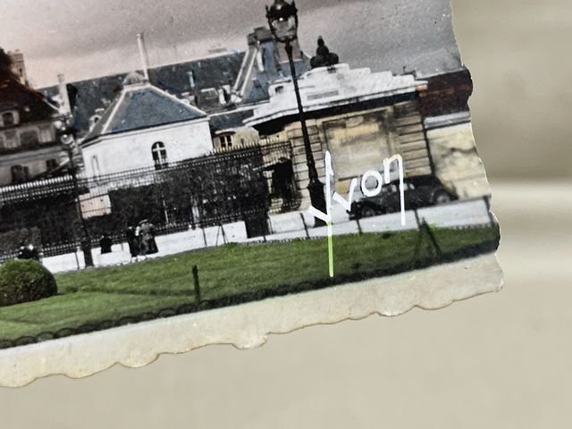 Original WWII Era French Architecture Postcard, Paris en Flanant Le D¶me des Invalides — image 2