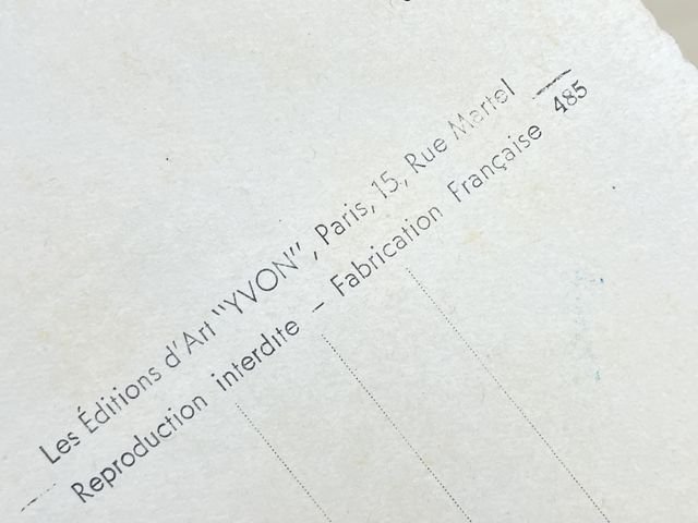 Original WWII Era French Architecture Postcard, Paris en Flanant Le D¶me des Invalides — image 6