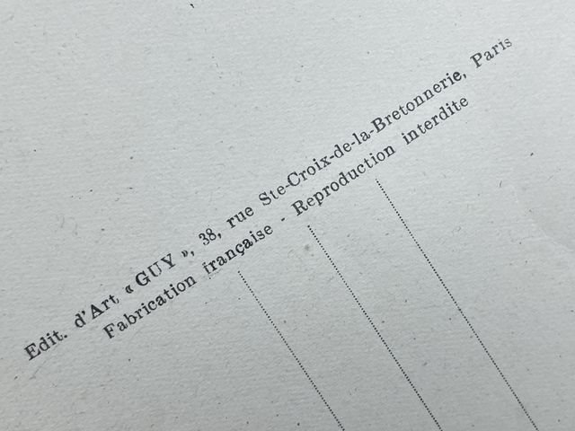 Original WWII Era French Architecture Postcard, Paris et ses Merveilles La Bourse — image 5