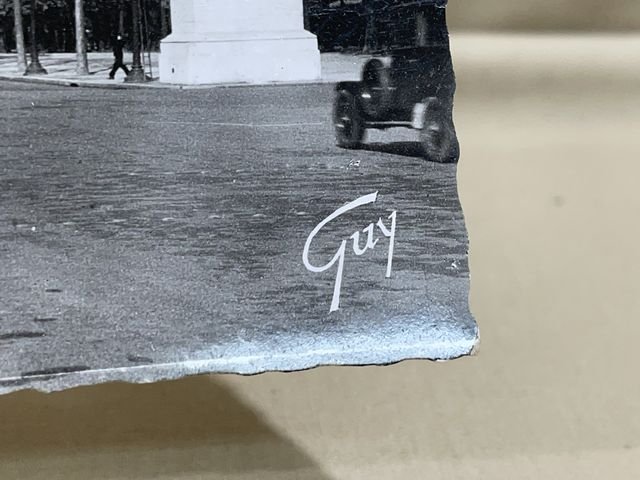 Original WWII Era French Architecture Postcard, Paris et ses Merveilles Champs-Elysees — image 2