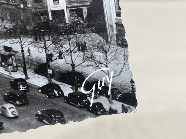 Original WWII Era French Architecture Postcard, Paris et ses Merveilles Champs-Elysees — image 2