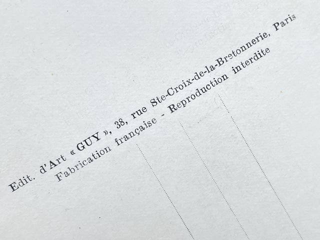 Original WWII Era French Architecture Postcard, Paris et ses Merveilles Champs-Elysees — image 5