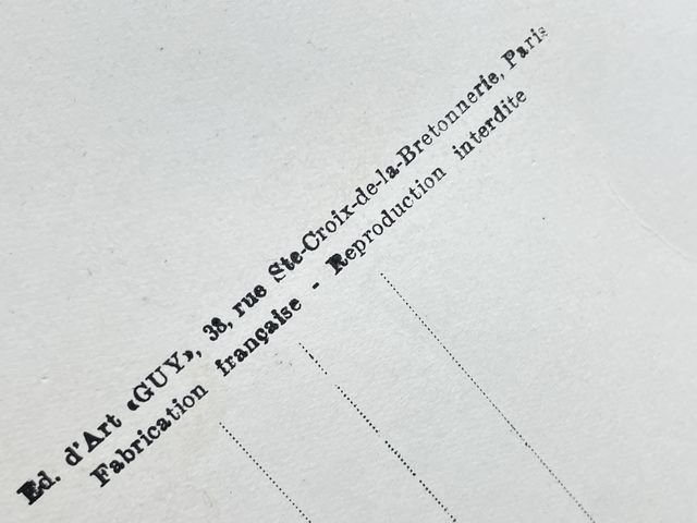 Original WWII Era French Architecture Postcard, Paris et ses Merveilles Basilique du Sacré Coeur — image 4