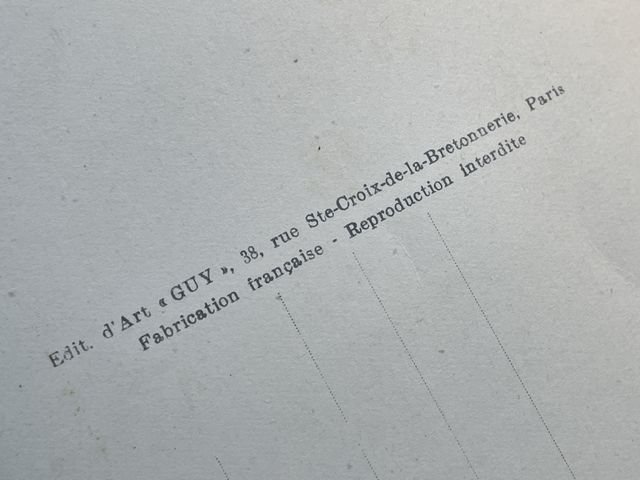 Original WWII Era French Architecture Postcard, Paris et ses Merveilles Eglise de la Madeleine — image 6