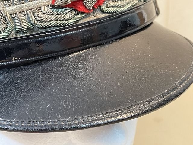 Original WWII Italian Division Level General's Visor Hat — image 17