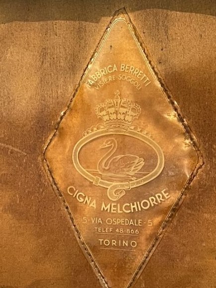 Original WWII Italian Division Level General's Visor Hat — image 32