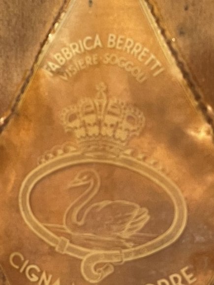 Original WWII Italian Division Level General's Visor Hat — image 33