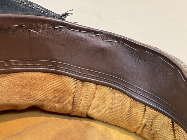 Original WWII Italian Division Level General's Visor Hat — image 35