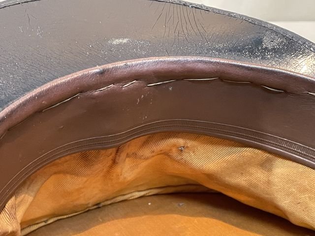 Original WWII Italian Division Level General's Visor Hat — image 36