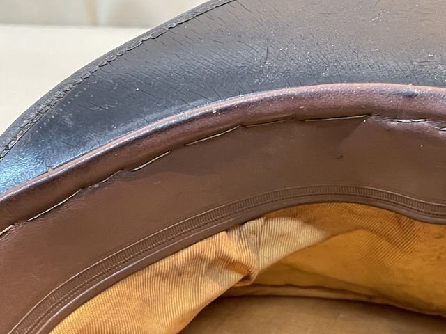 Original WWII Italian Division Level General's Visor Hat — image 37