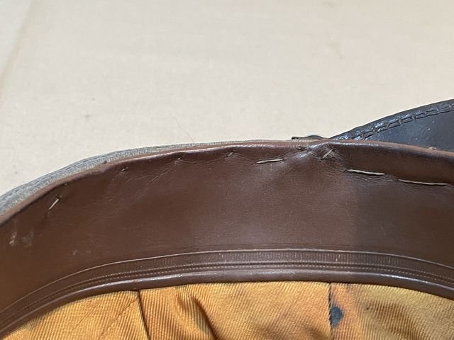 Original WWII Italian Division Level General's Visor Hat — image 38