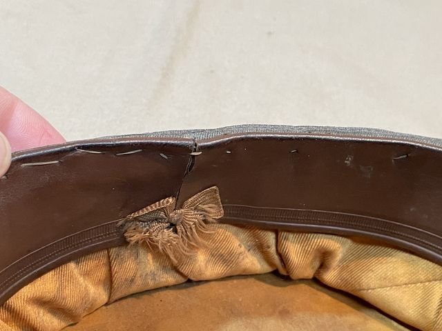 Original WWII Italian Division Level General's Visor Hat — image 39