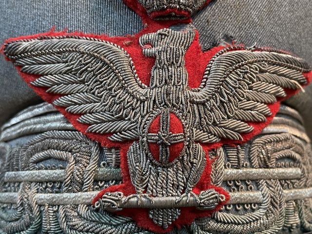 Original WWII Italian Division Level General's Visor Hat — image 4