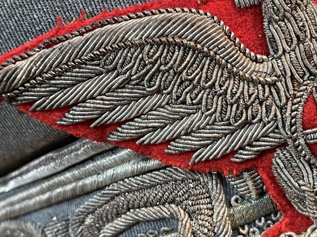 Original WWII Italian Division Level General's Visor Hat — image 6