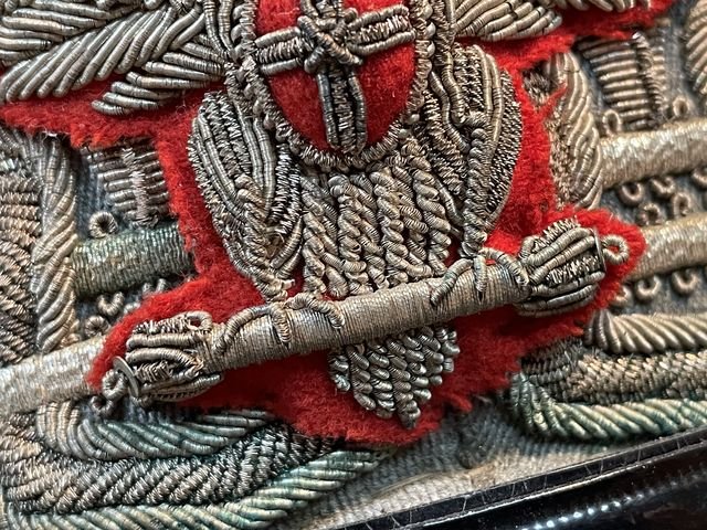 Original WWII Italian Division Level General's Visor Hat — image 7