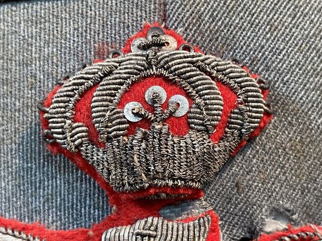 Original WWII Italian Division Level General's Visor Hat — image 9