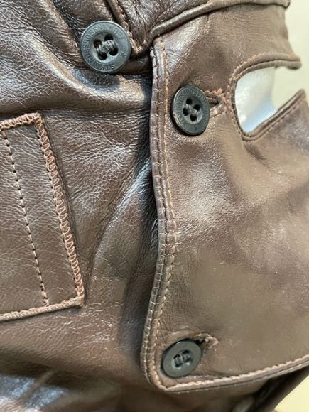 Original Pre-WWII Civilian Aviator's Protective Leather Hood — image 14