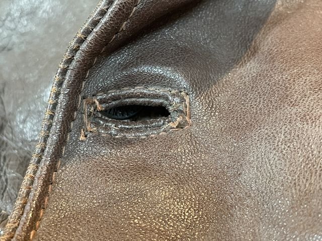 Original Pre-WWII Civilian Aviator's Protective Leather Hood — image 21