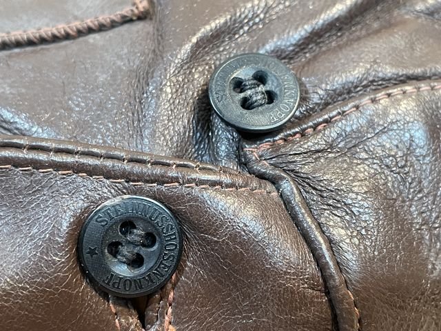 Original Pre-WWII Civilian Aviator's Protective Leather Hood — image 22