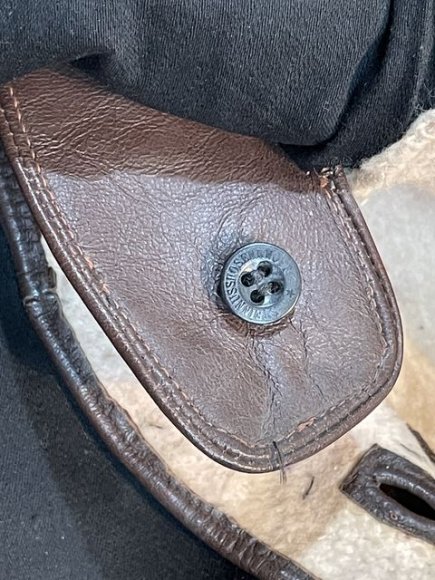 Original Pre-WWII Civilian Aviator's Protective Leather Hood — image 25