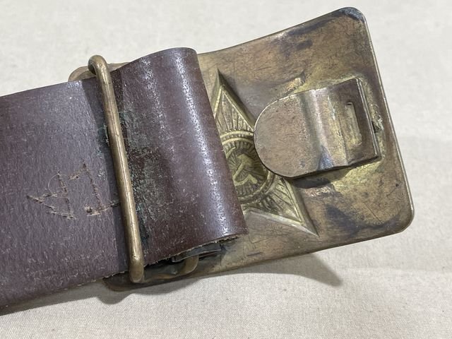 Original COLD WAR Russian Belt and Buckle — image 3