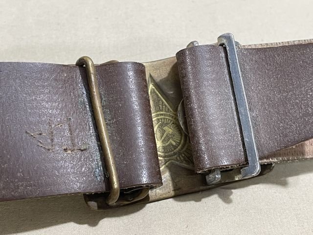Original COLD WAR Russian Belt and Buckle — image 8