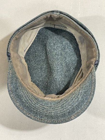 Original WWII Swiss Army M43 Style Cap, Size 57 — image 12