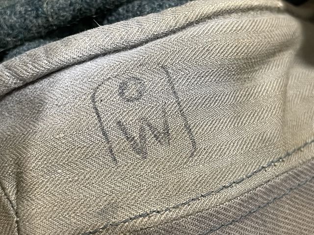 Original WWII Swiss Army M43 Style Cap, Size 57 — image 18