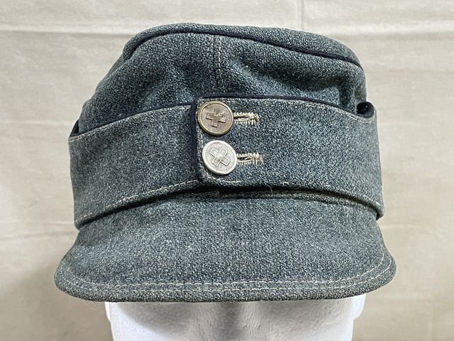 Original WWII Swiss Army M43 Style Cap, Size 57 — image 2