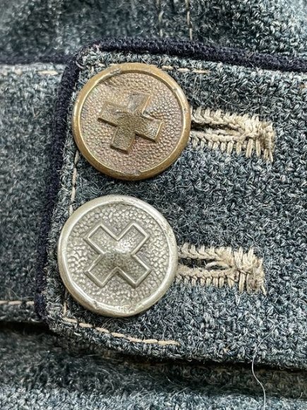 Original WWII Swiss Army M43 Style Cap, Size 57 — image 3