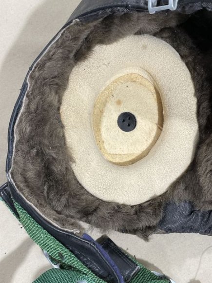 Original 1965 COLD WAR Russian Flight Helmet, Size 54 — image 17