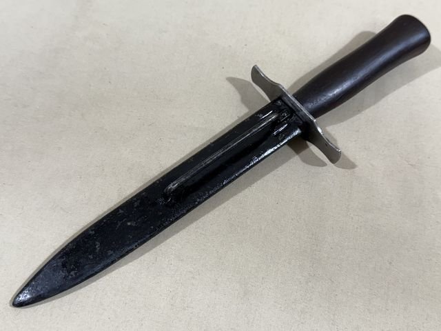 Original WWII French Fighting Knife and Scabbard, Made During German Occupation! — image 15