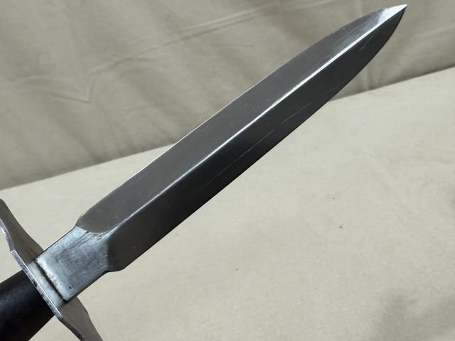 Original WWII French Fighting Knife and Scabbard, Made During German Occupation! — image 3