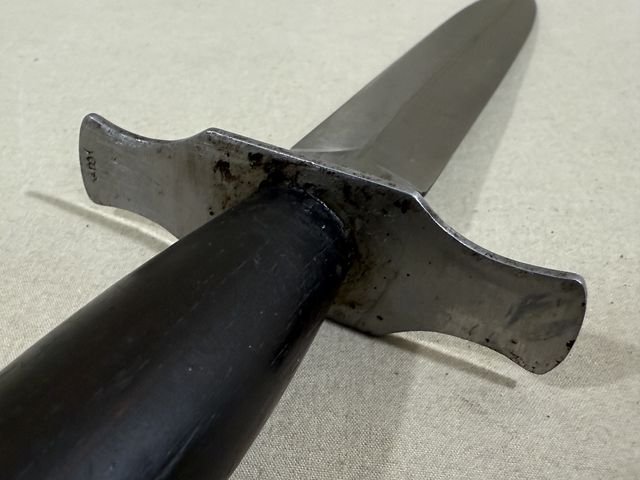 Original WWII French Fighting Knife and Scabbard, Made During German Occupation! — image 7